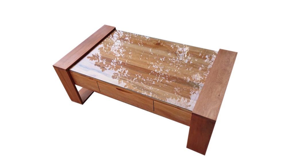Coffee Table with Glass Top