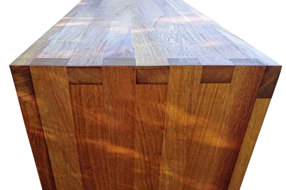 cedar table end