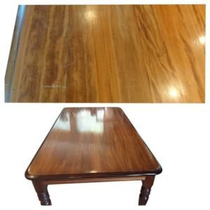 Removing Scratches Before and After