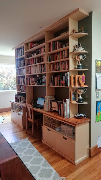 second big bookcase