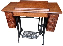 Singer treadle sewing cabinet