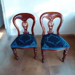 Balloon-back chairs — restored