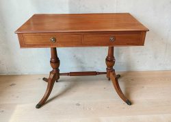 Two-drawer writing table