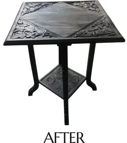 Carved occasional table