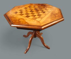 Octagonal chess table